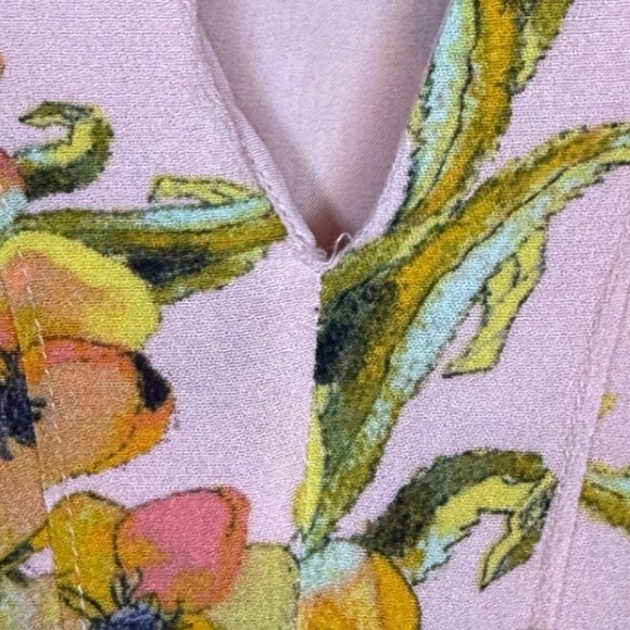 Free People, We the Free Tegan Printed Mini Dress, Long Sleeve Mini Dress Size 4 - Picture 8 of 11